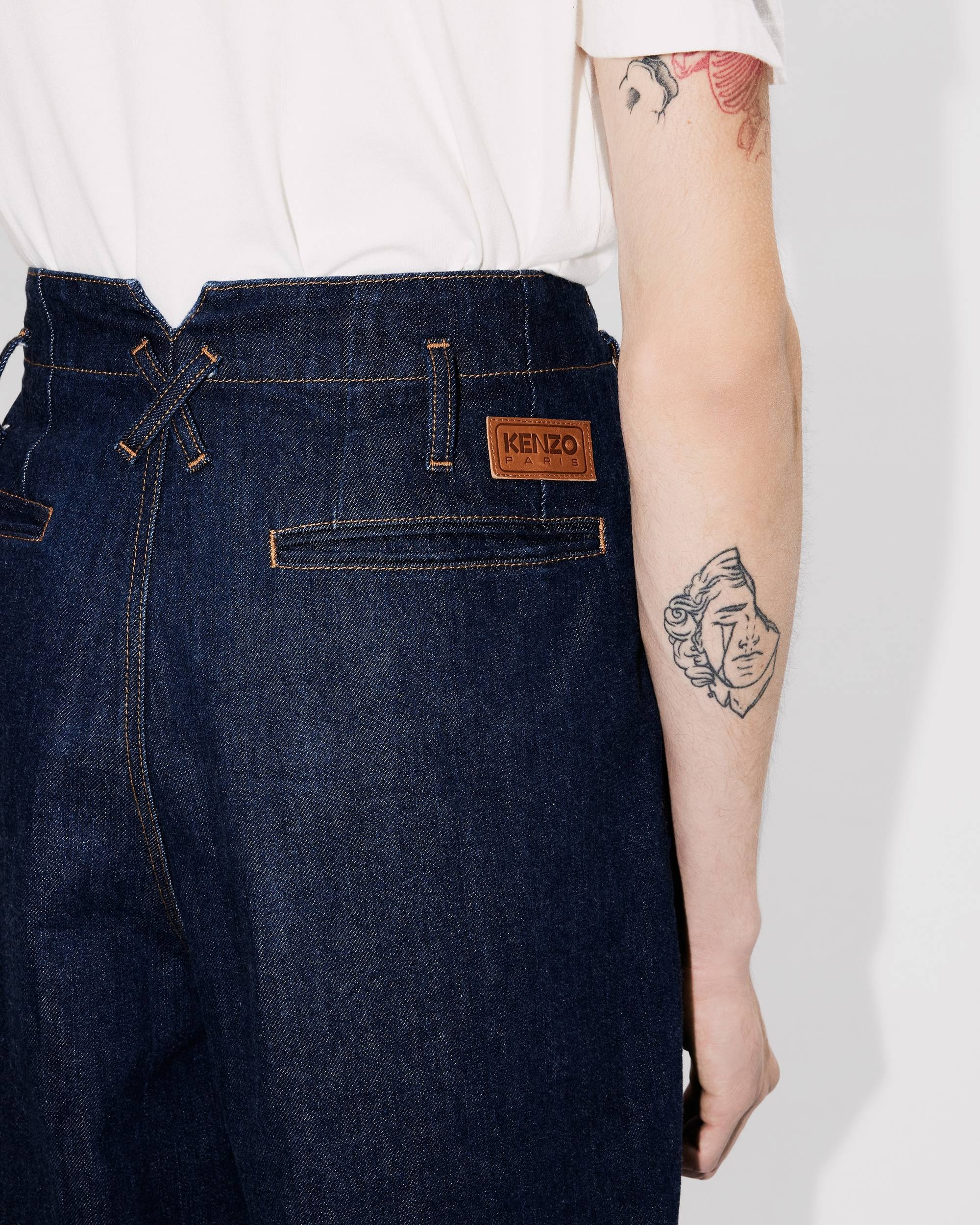 School boy wide jeans in japanese denim - 6