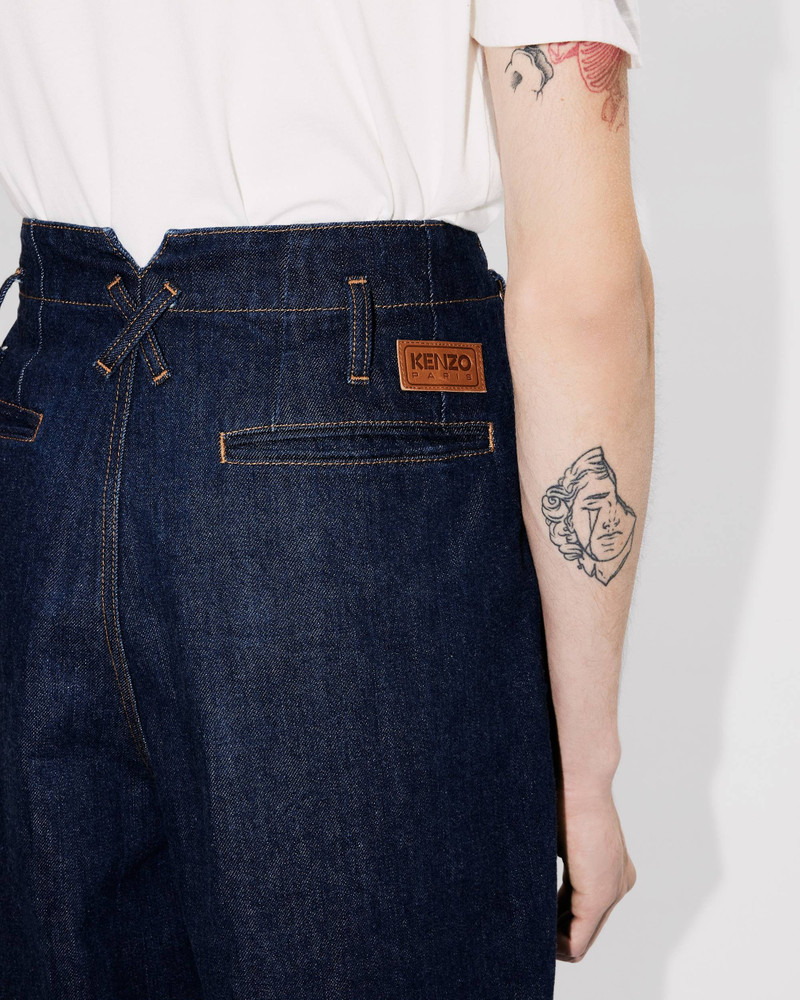School boy wide jeans in japanese denim 6