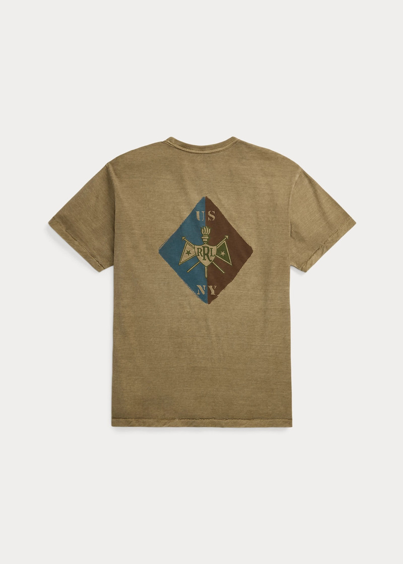 RRL by Ralph Lauren Garment-Dyed Jersey Graphic T-Shirt outlook