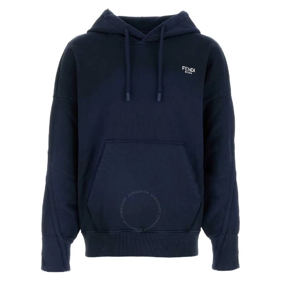 Fendi Drawstring Hooded Long Sleeve Sweater - 5