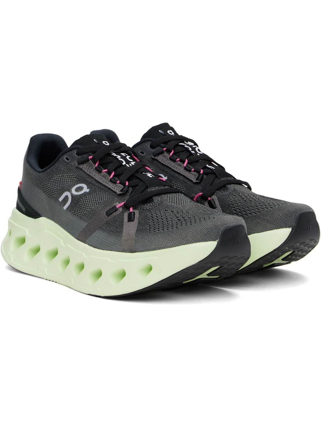 Gray & Green Cloudeclipse Sneakers - 4