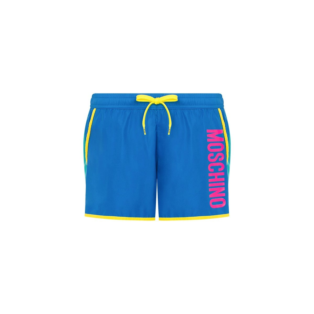 COLOR BLOCK SWIM TRUNKS - 1