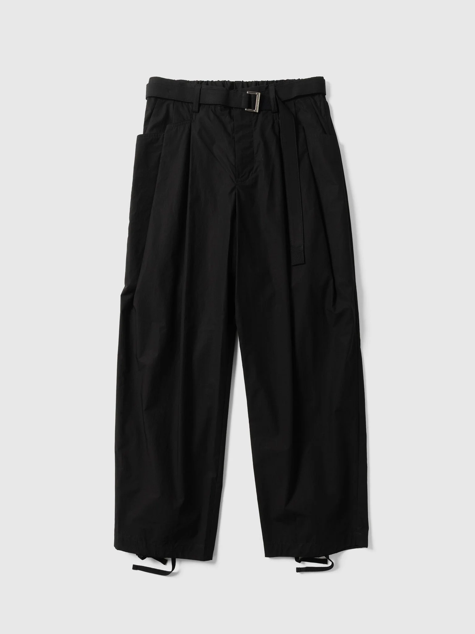 Cotton Typewriter Pants Black - 1