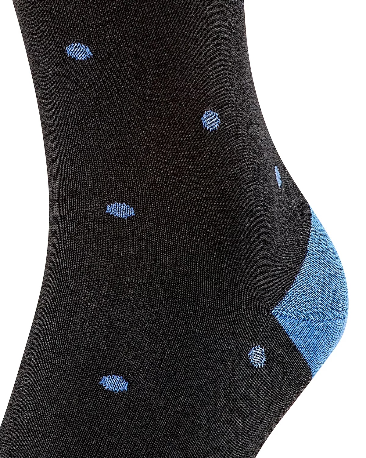 Mercerized Cotton & Nylon Dot Dress Socks - 5