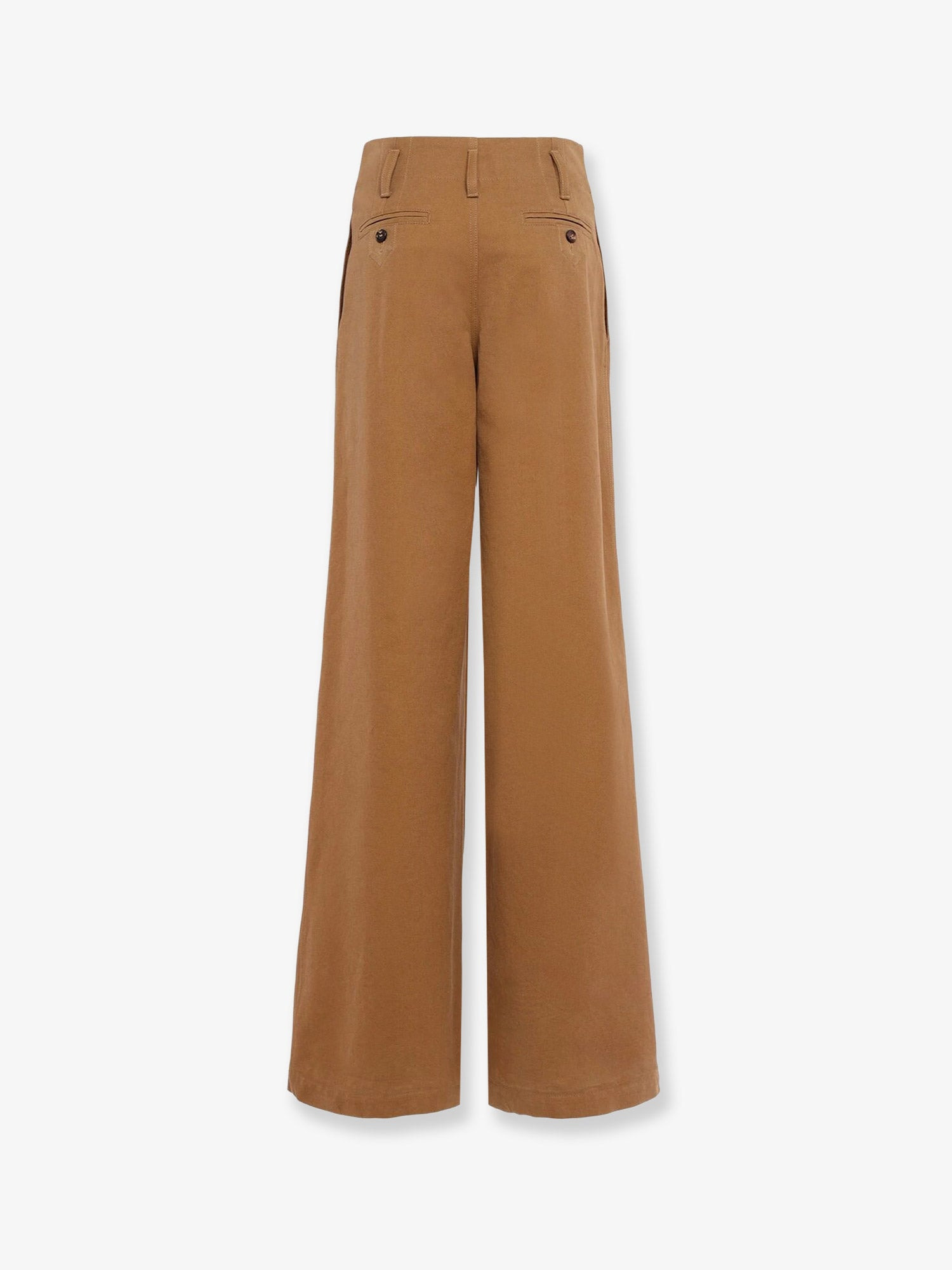 CHLOE' - Chloe' Wide Leg Canvas Trousers - 2