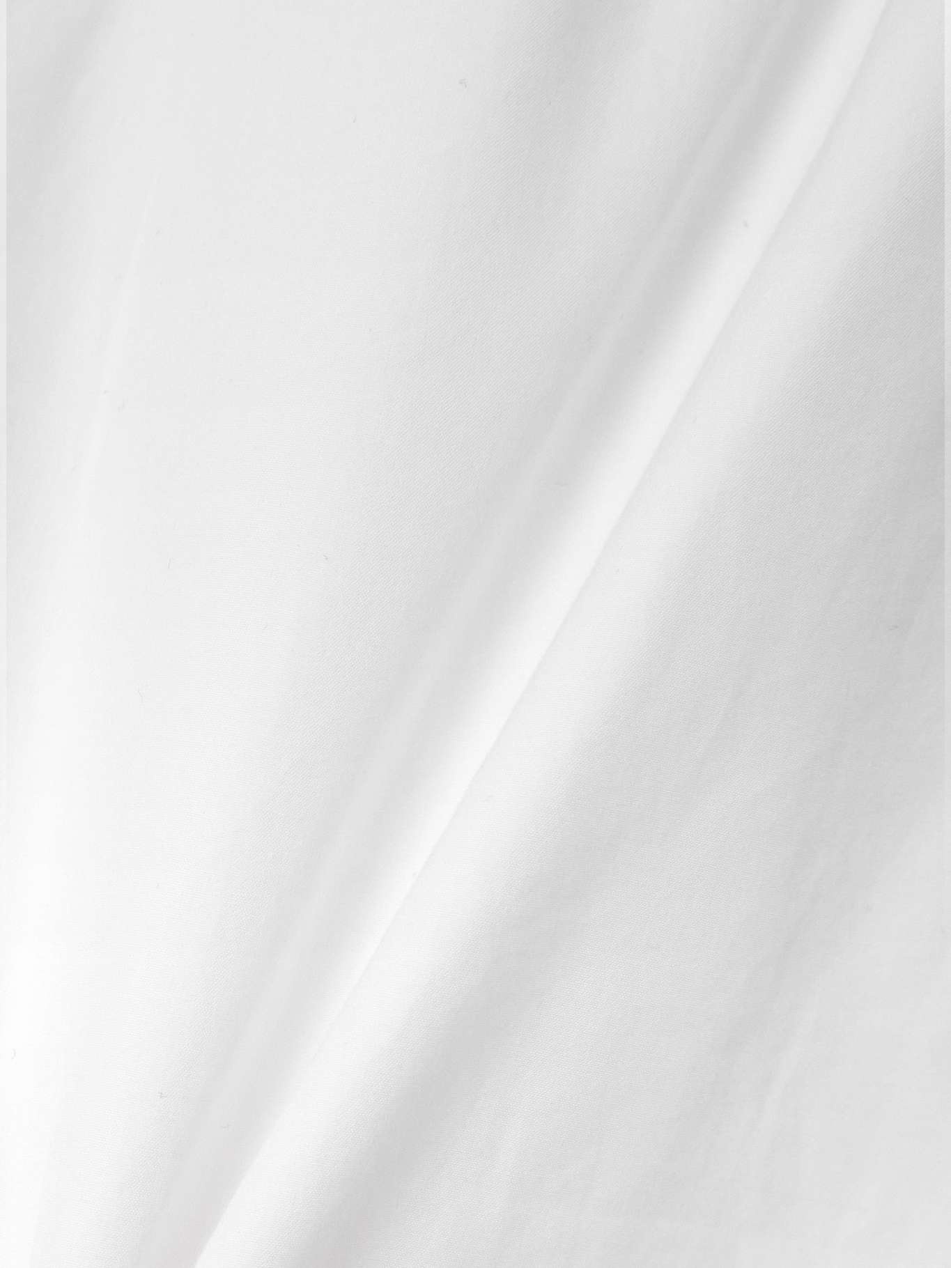 Cotton-poplin wide-leg pants White - 5
