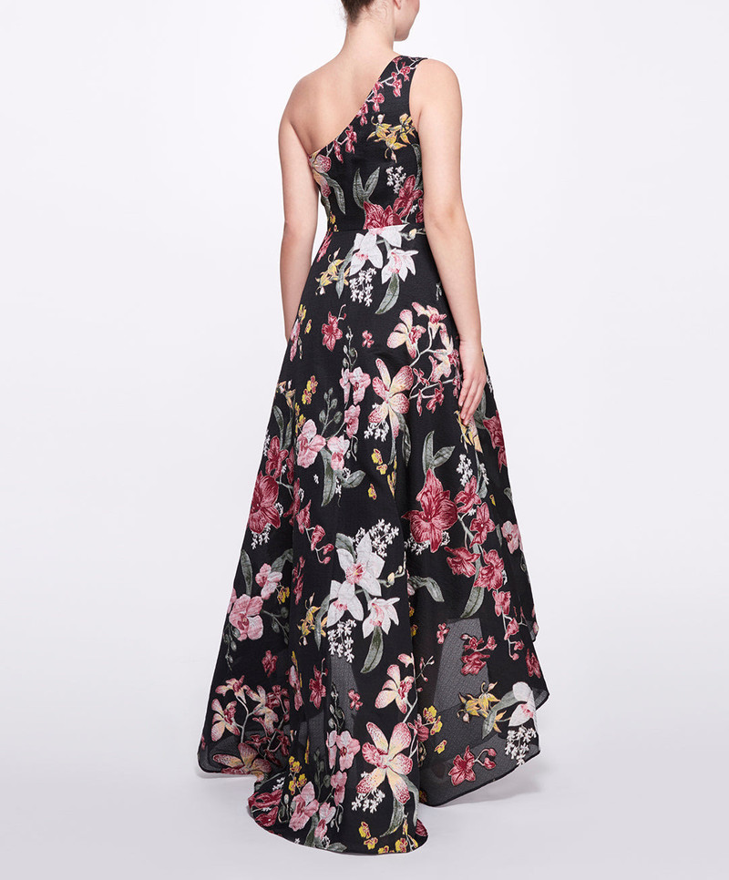 Marchesa ONE-SHOULDER HI-LO GOWN outlook