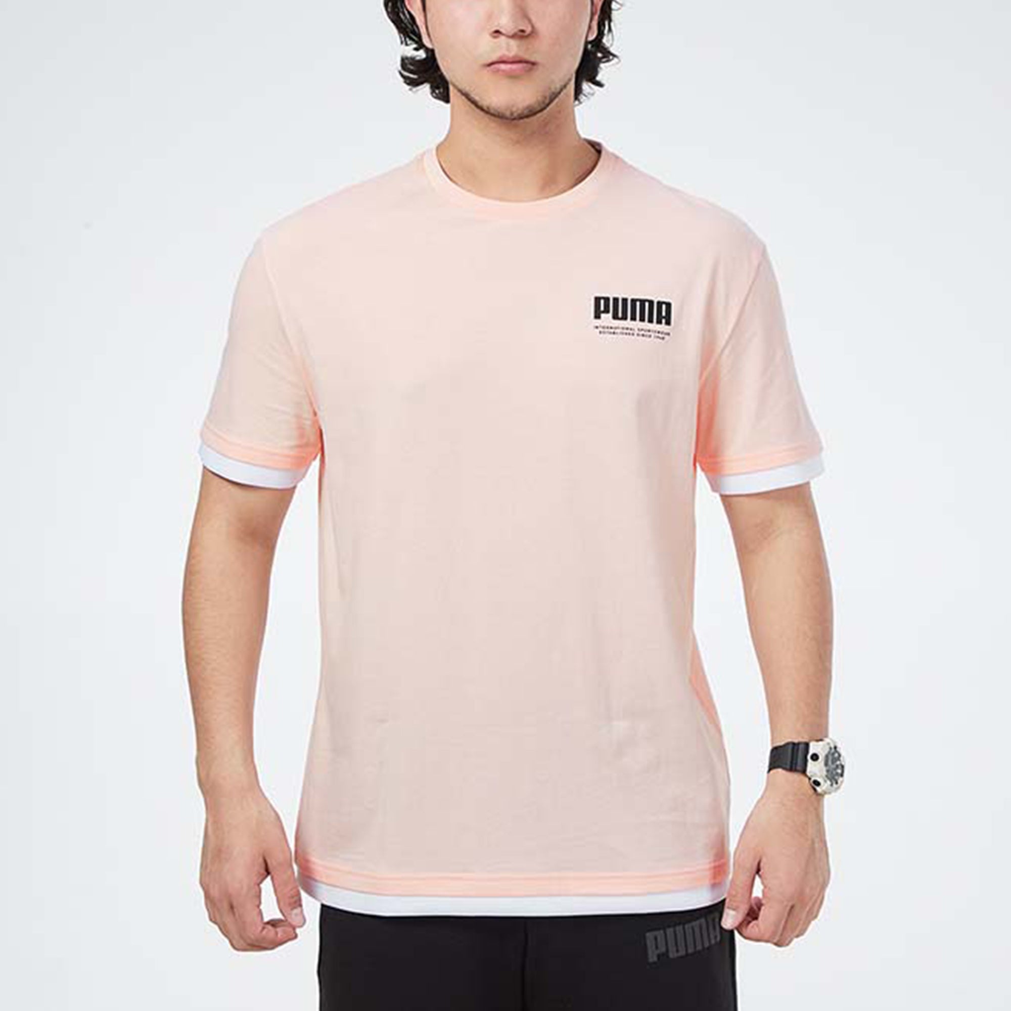 PUMA Summer Court T-Shirt 'Pink' 845862-27 - 3