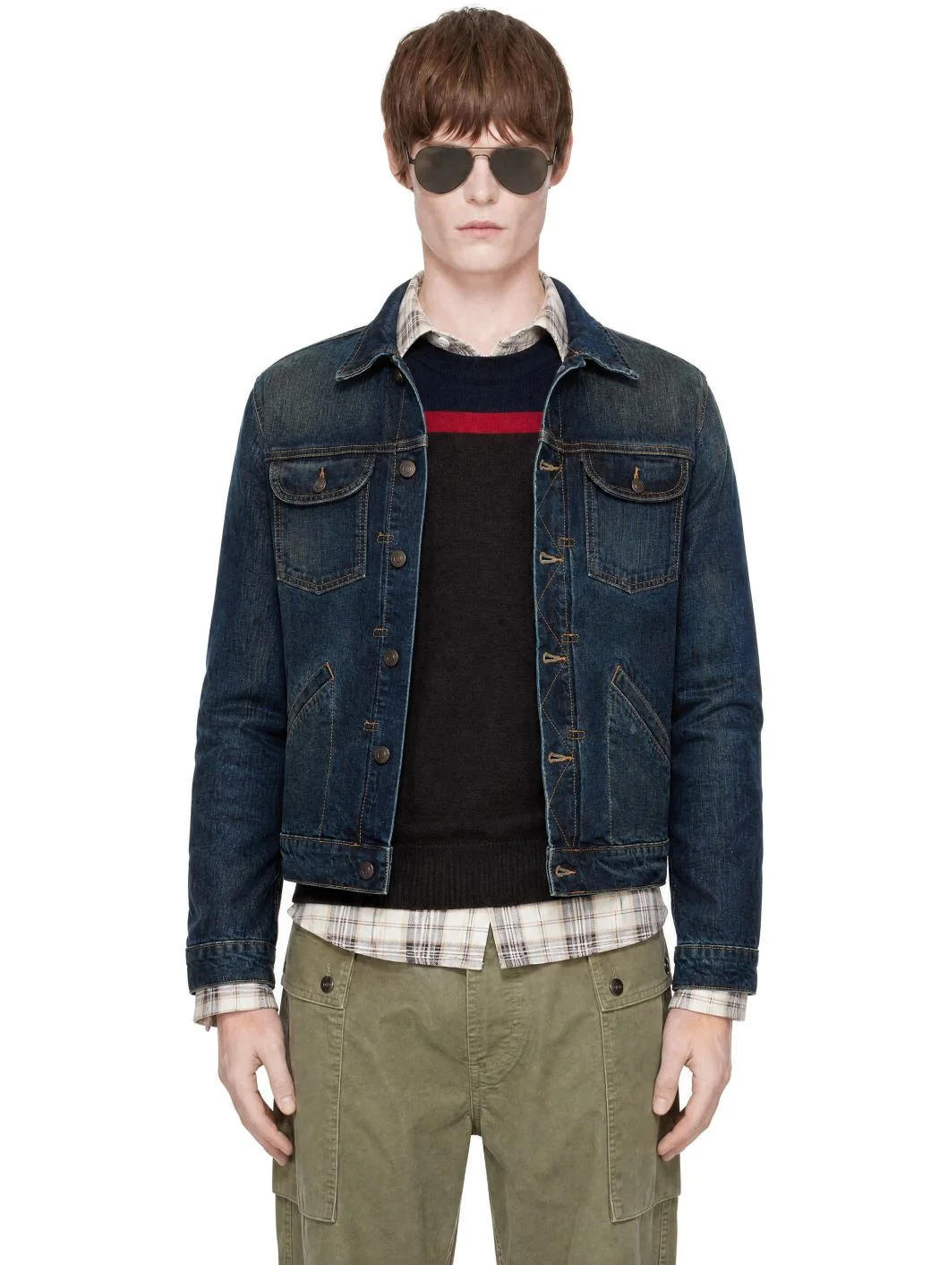 Blue Jeff Denim Jacket - 1