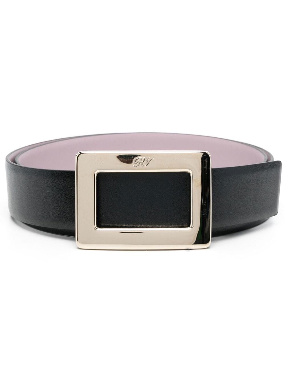 Belle Vivier leather buckle belt - 1