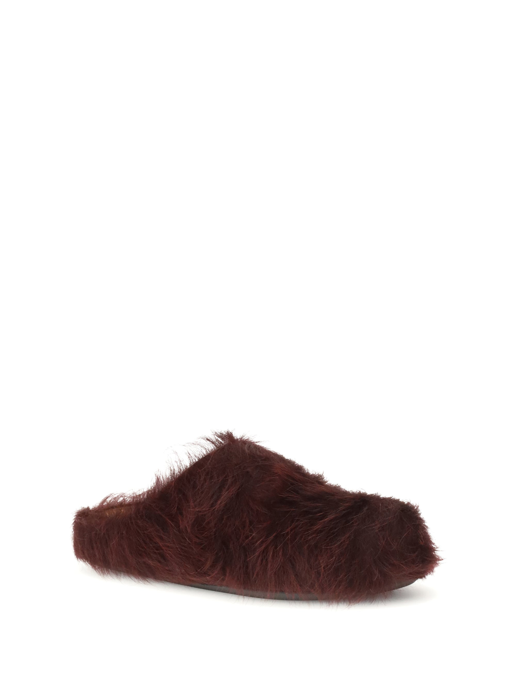 Marni Women Long-Haired Calfskin Fussbett Mules - 2
