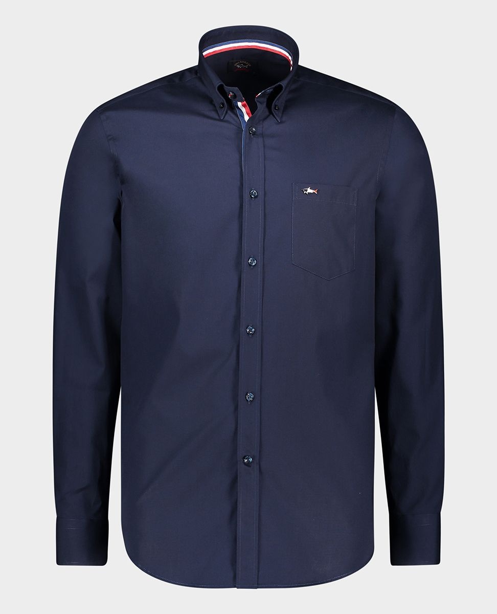 Cotton poplin shirt - 1