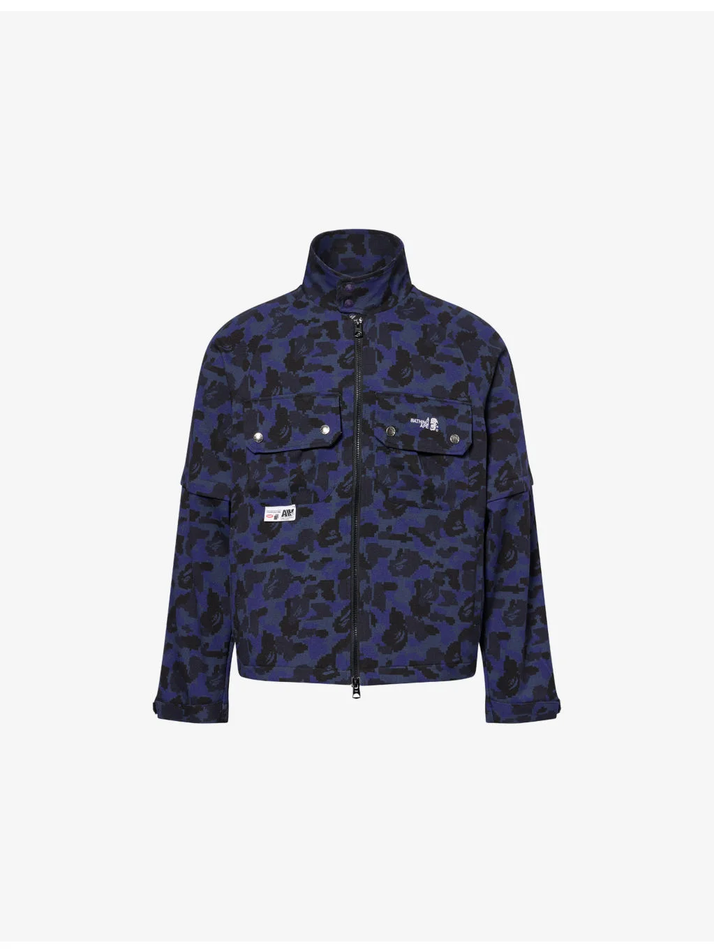 Bape x Kazuki Camouflage-Print Woven Jacket - 1