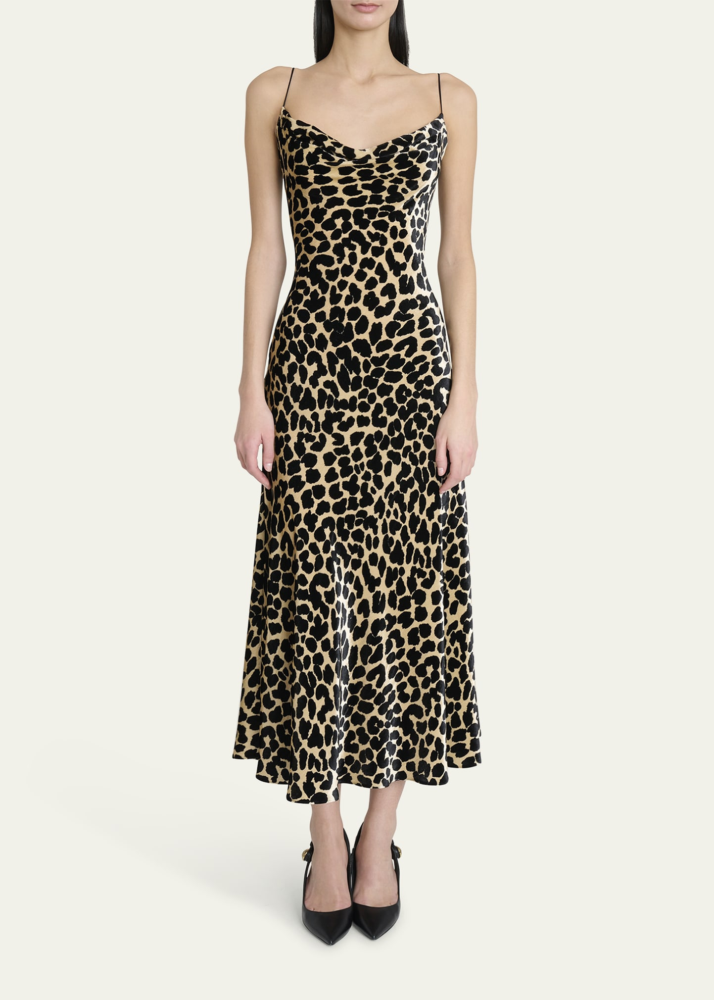 Leopard Velvet Dress - 2