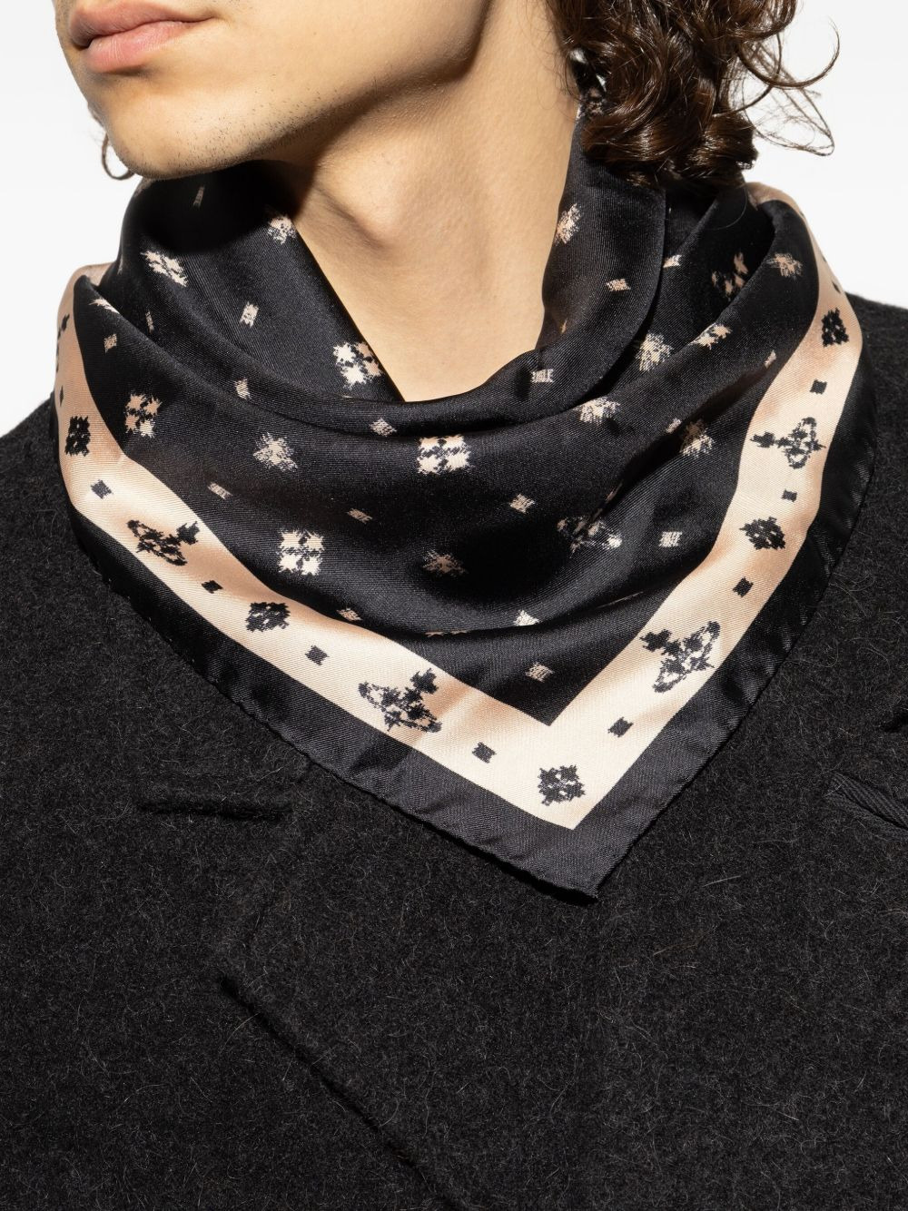 Ikat silk scarf - 5