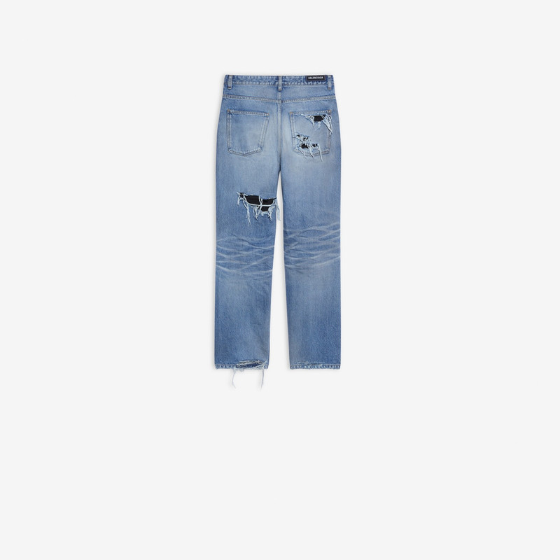 BALENCIAGA Ripped Regular Pants outlook