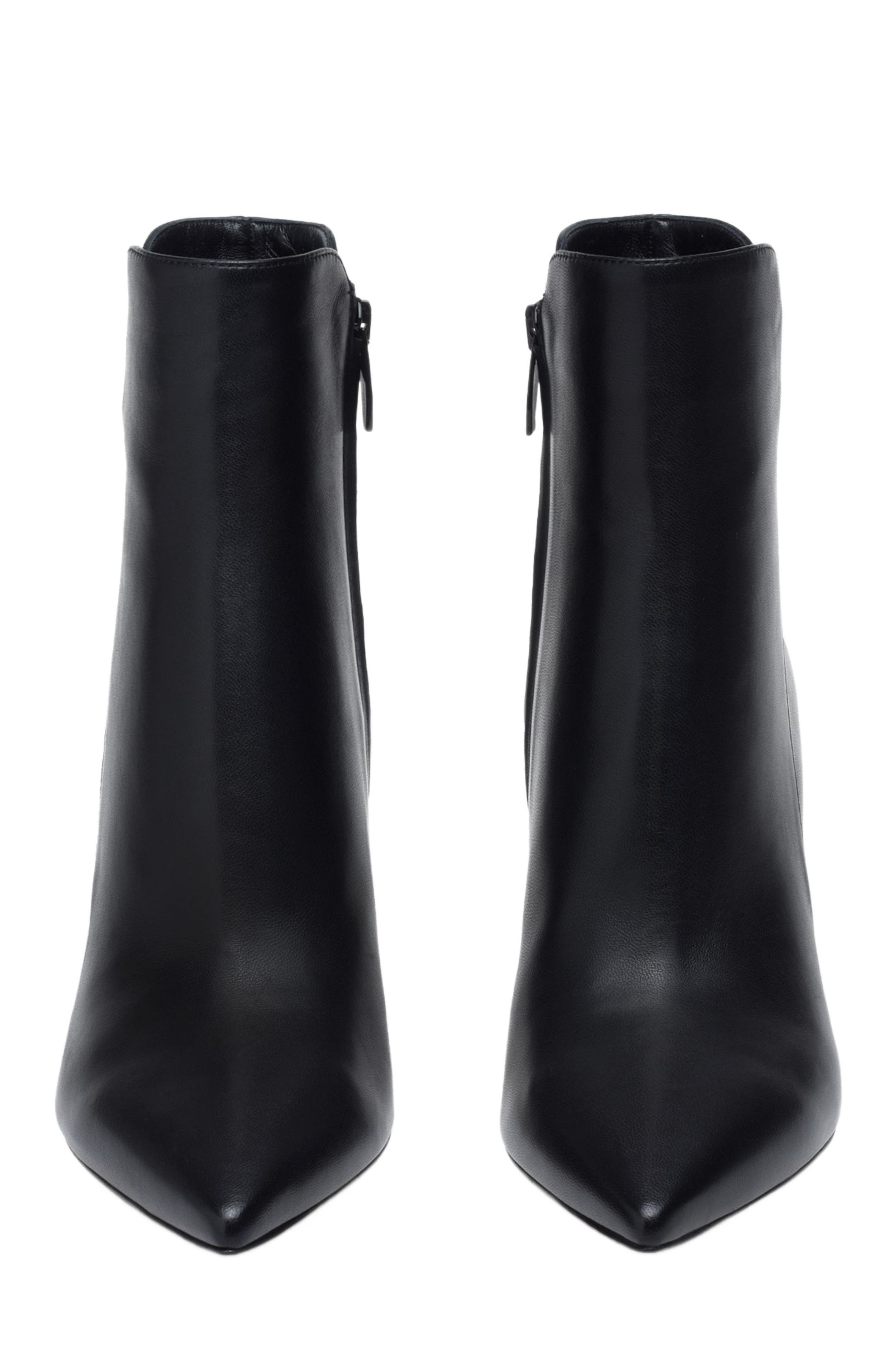 Gianvito Rossi Levy 85 Booties in Black Leather at Nordstrom - 3