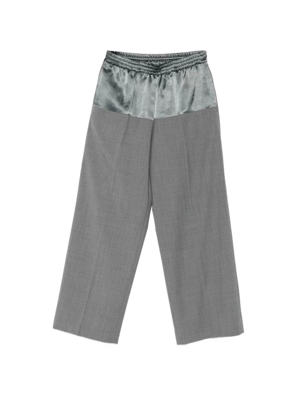 panelled elasticated-waist trousers - 1