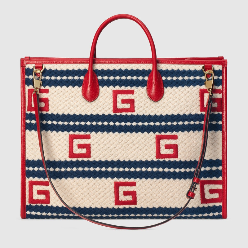 Cannes striped tote bag 3