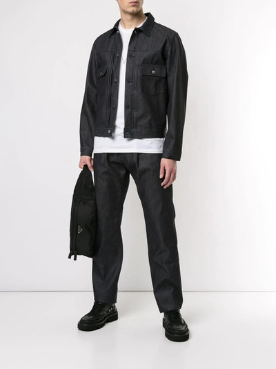 Fumito Ganryu straight-cut trousers outlook