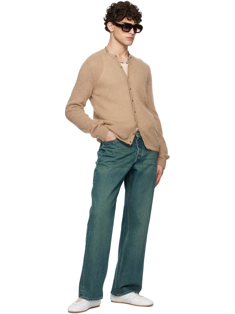 paloma wool Tan Button Alone Cardigan outlook