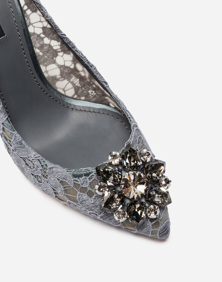 Pump in Taormina lace with crystals - 2