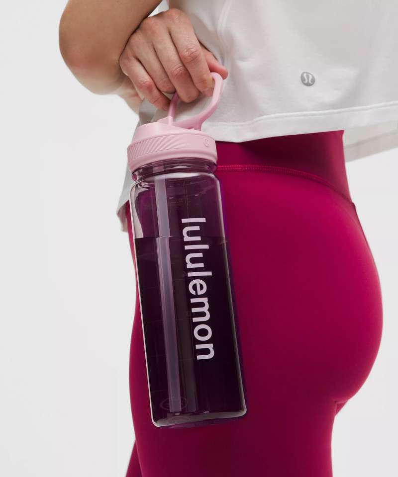 Back to Life Clear Bottle 24oz *Straw Lid 4