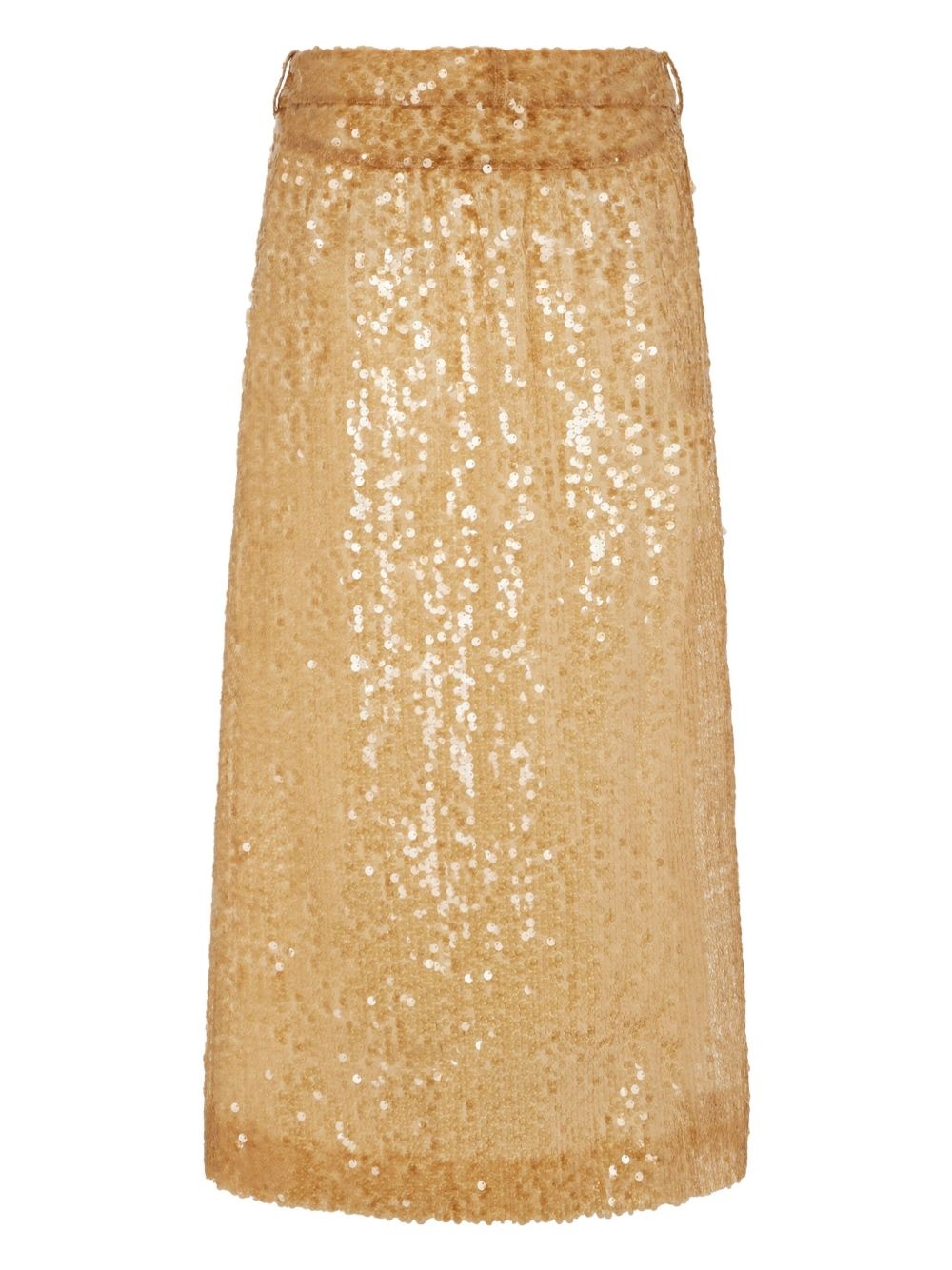 sequin-embroidered skirt - 6