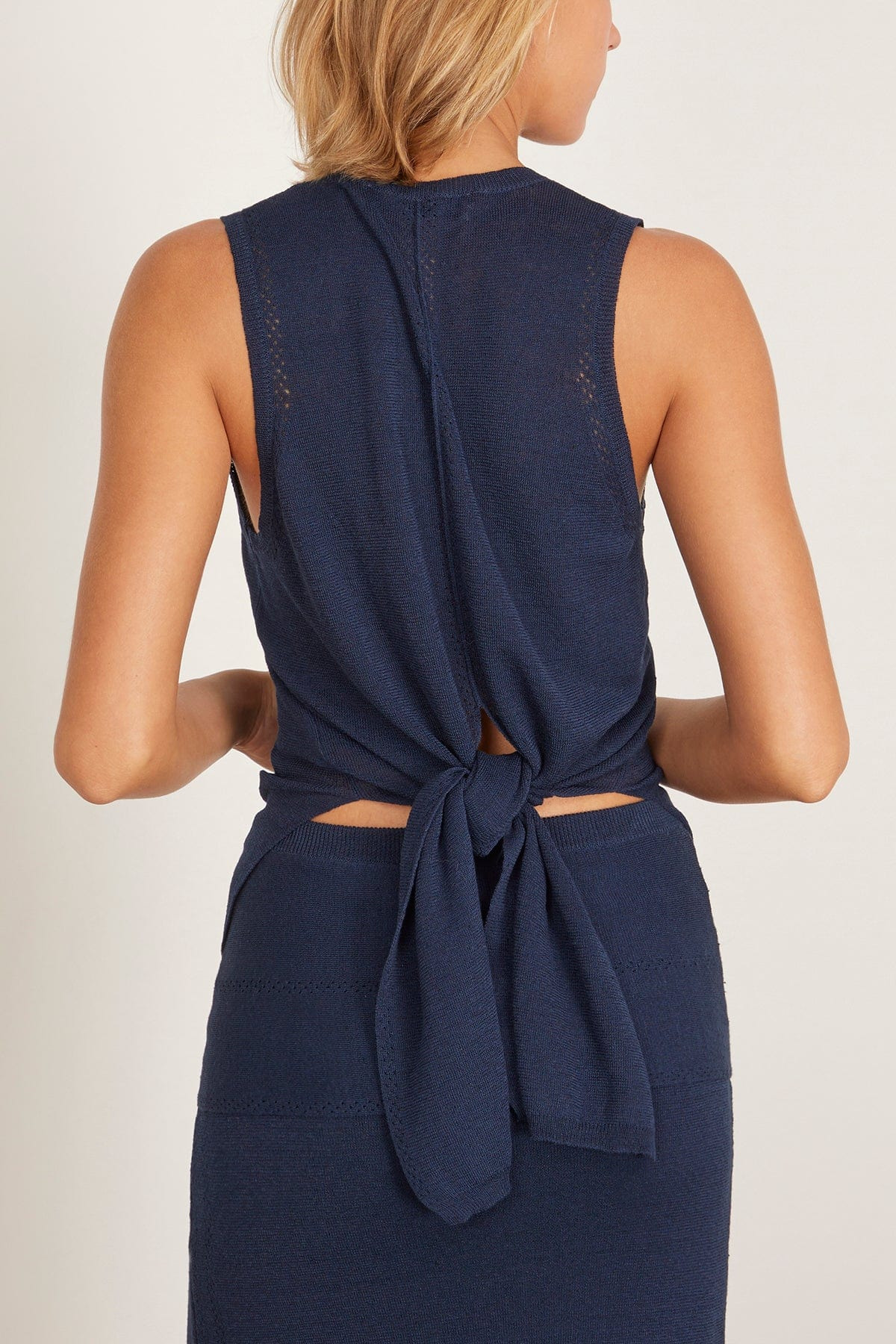 Heyde Knit Sweater in Navy - 4