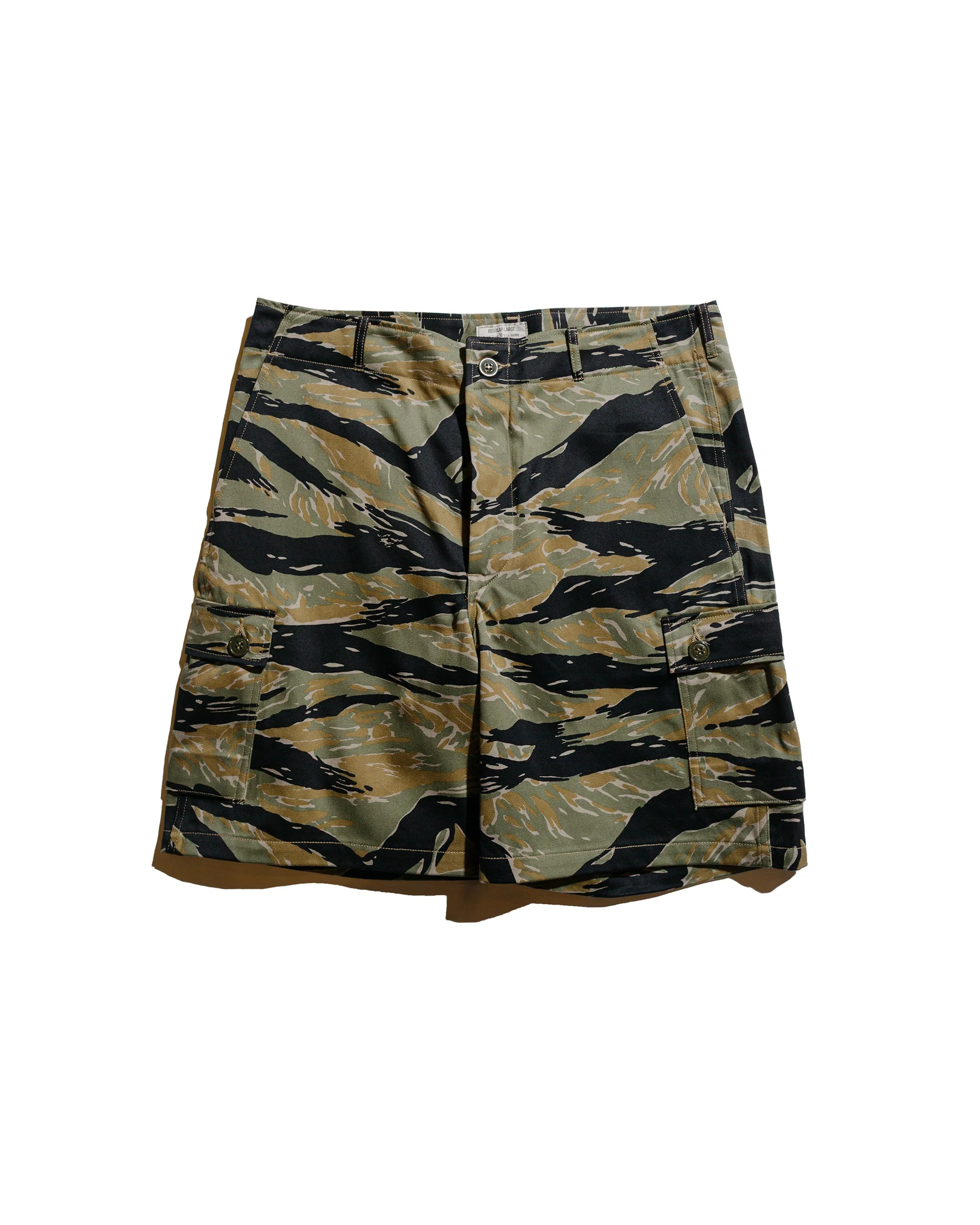 MP25004 Tiger Camouflage Shorts / Tadpole Green - 1