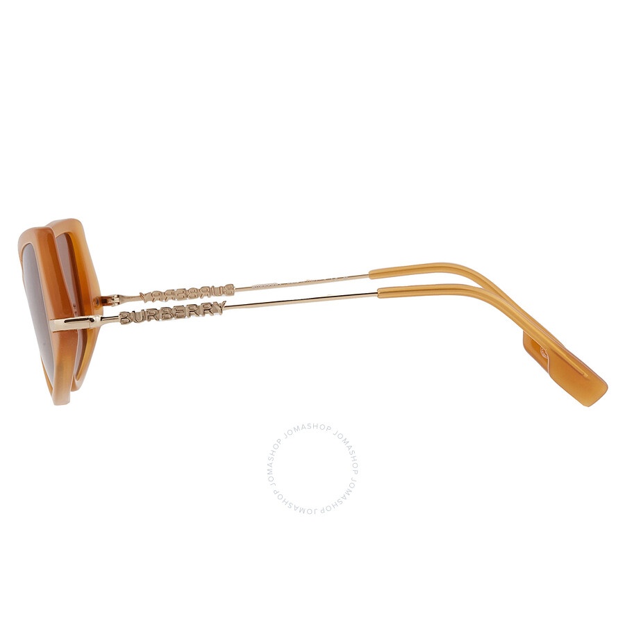Burberry Brown Irregular Ladies Sunglasses BE4408 409473 52 - 5