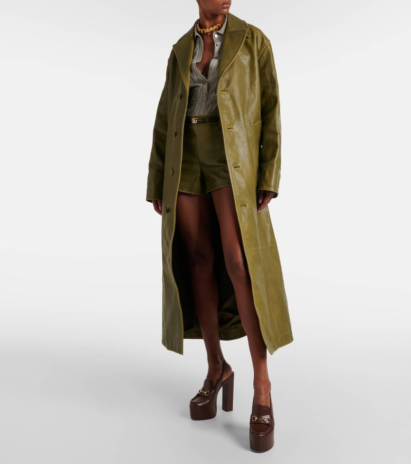 GUCCI Leather coat outlook