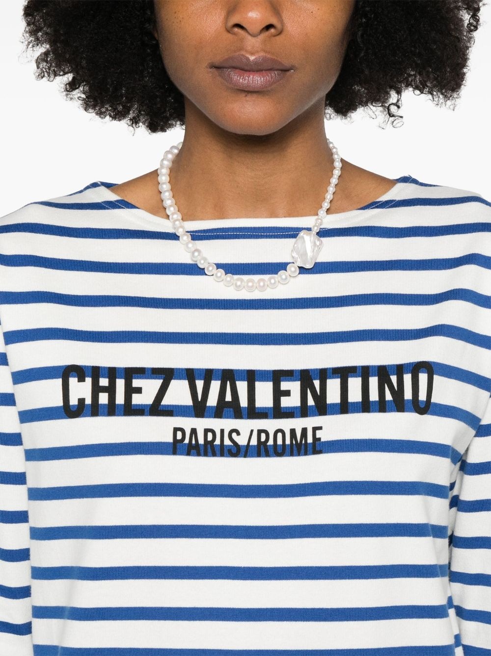 striped T-shirt - 5