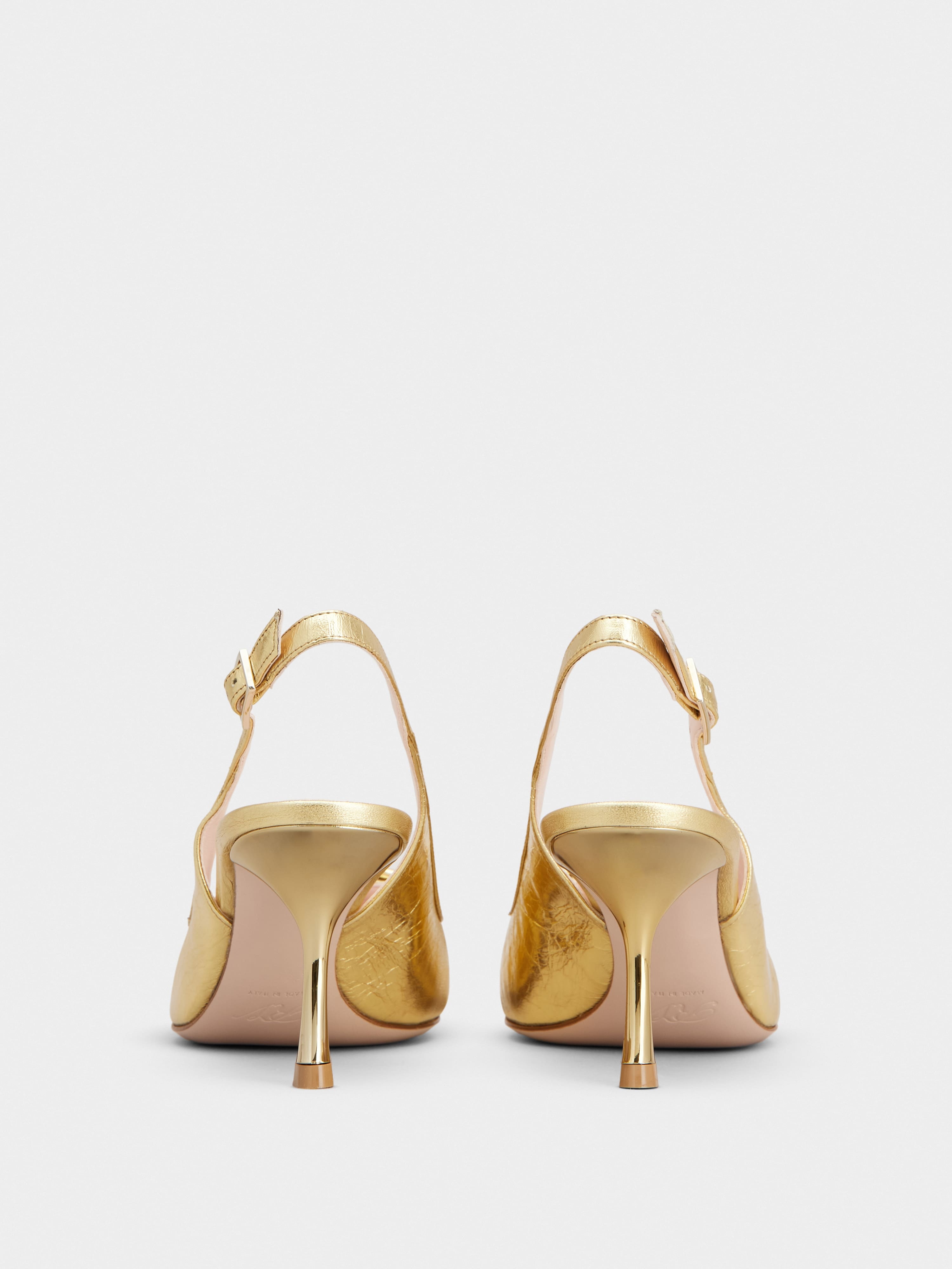 Viv' in The City Slingback Pumps in leather - 5