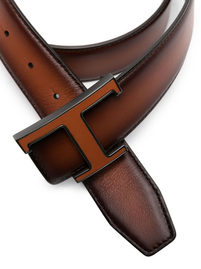 Tod's T Timeless reversible leather belt outlook