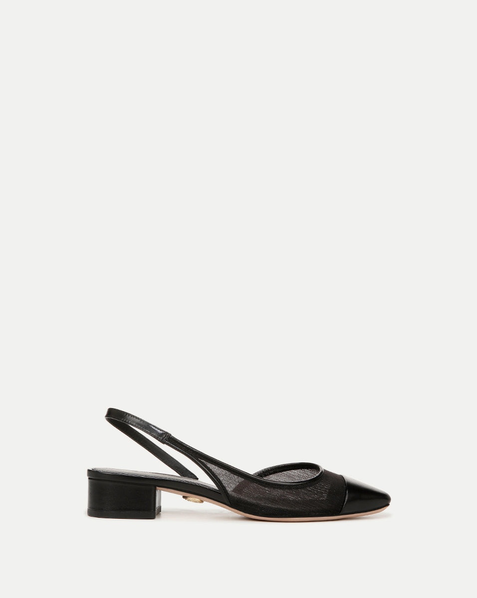 CECILE MESH CAP-TOE SLINGBACK - 1