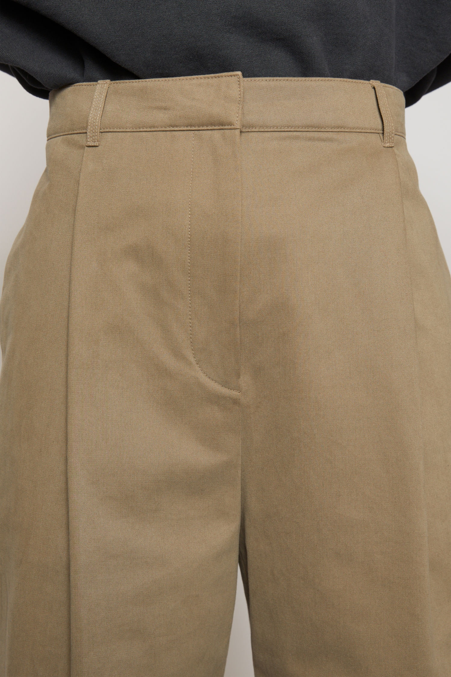 Chino trousers stone grey - 6