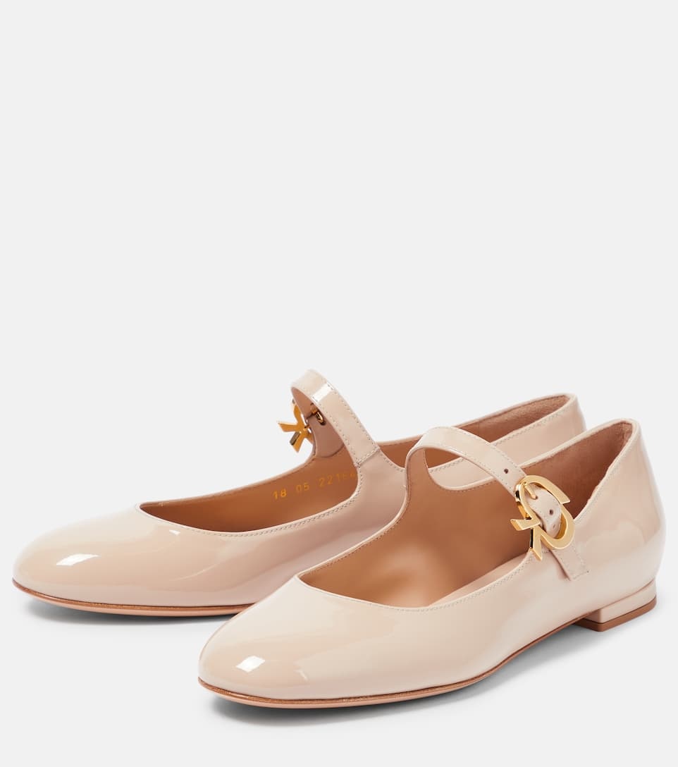 Patent leather ballet flats - 5