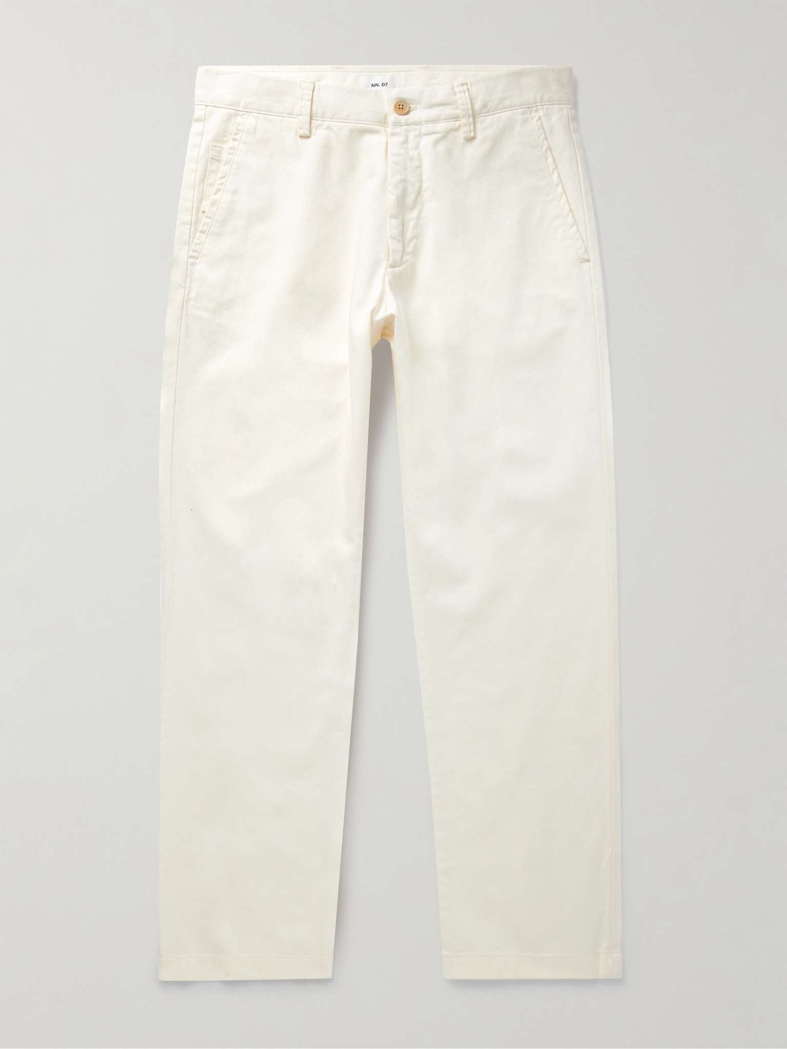 Alex 1802 Straight-Leg Organic Cotton-Twill Trousers - 1