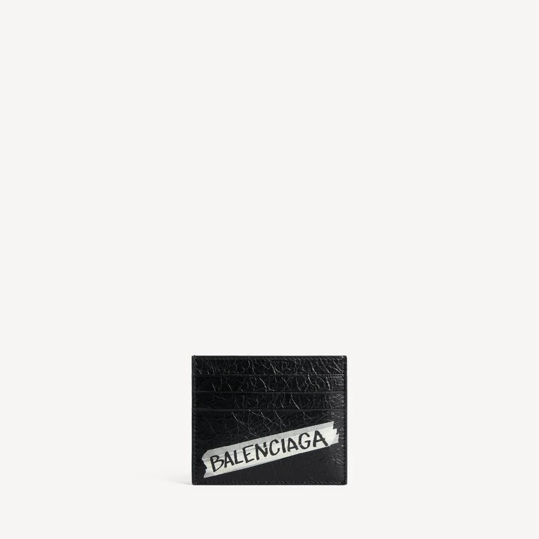 Men's Shopper Card Holder Large in Black - 1