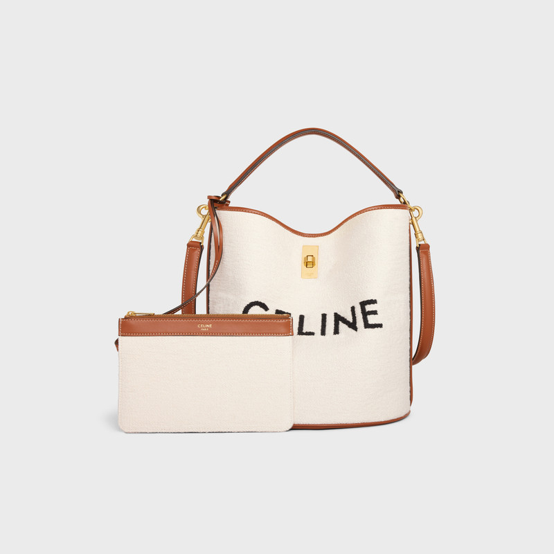 Bucket 16 Bag in TEXTILE WITH CELINE JACQUARD 6