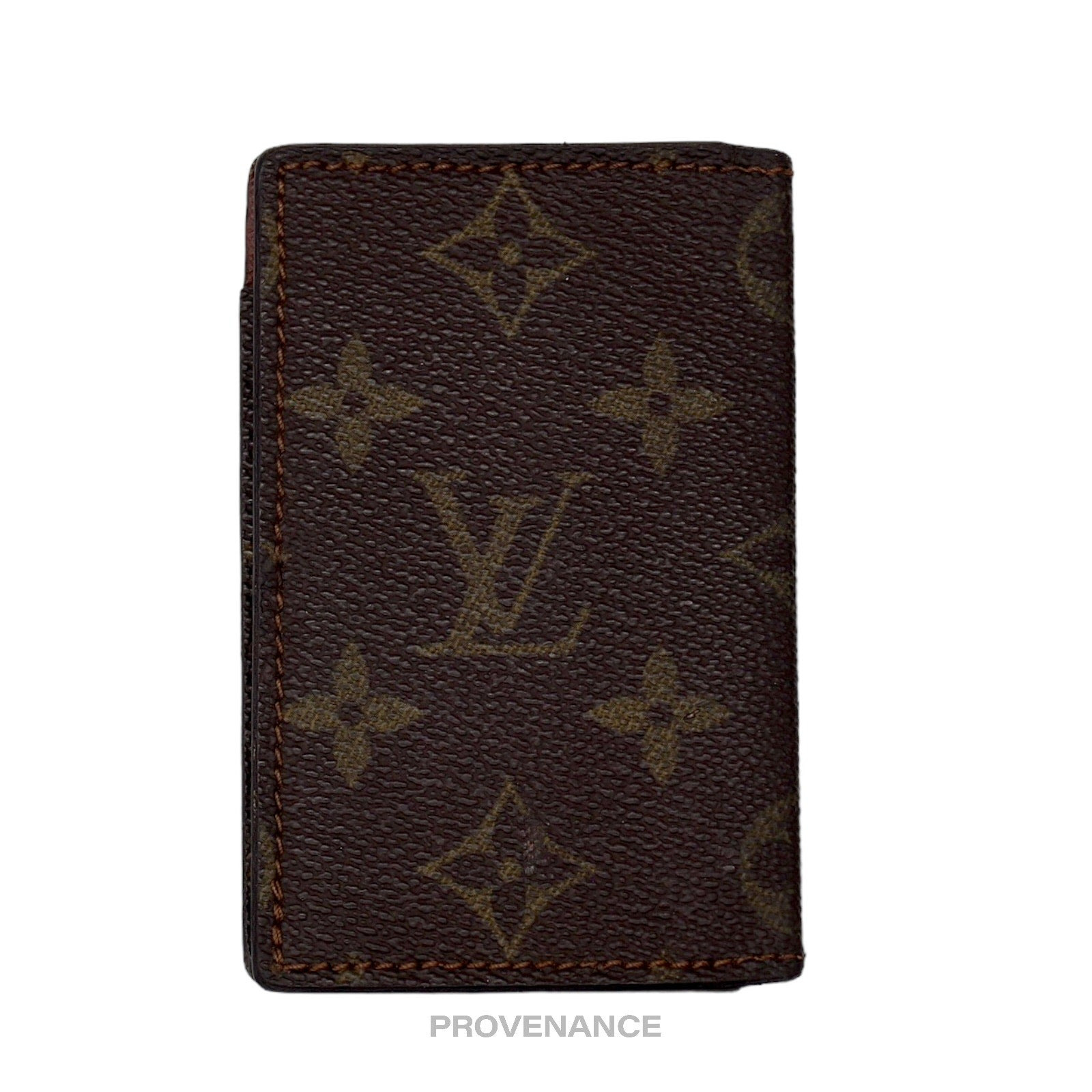 Louis Vuitton Pocket Organizer Card Wallet  - Monogram Small "f" - 3