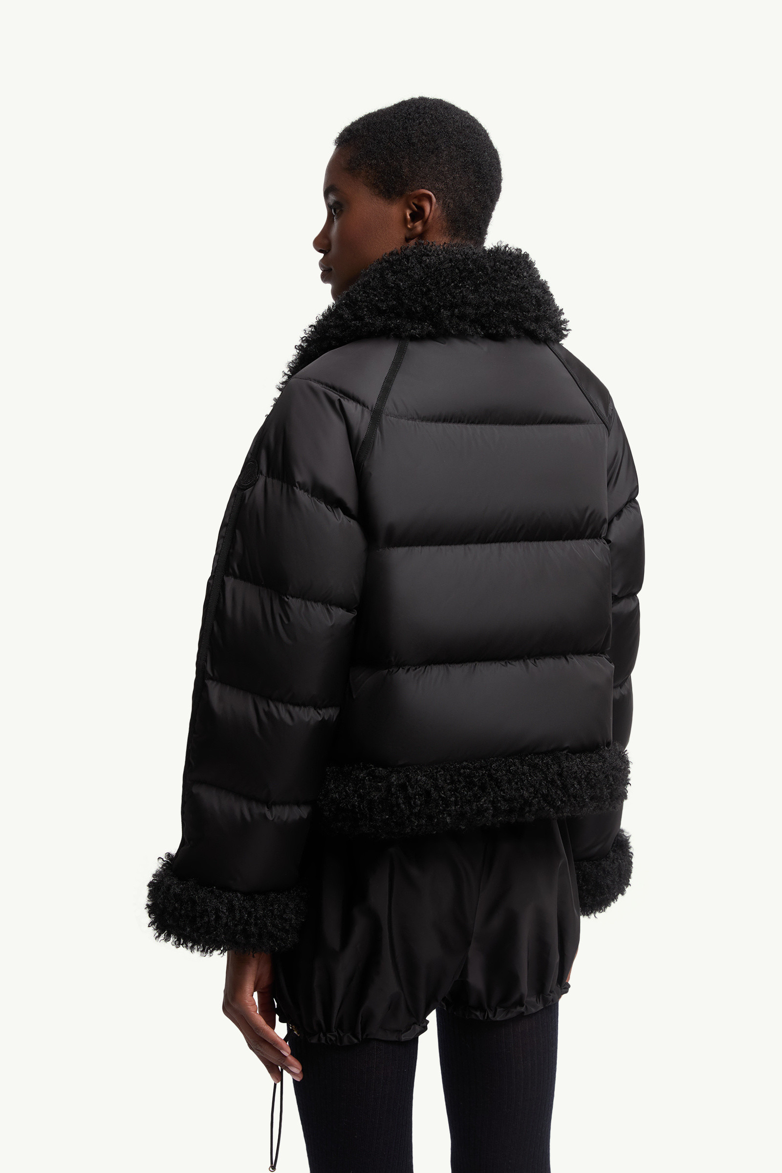 Rubrouk Teddy-Trimmed Short Down Jacket - 5