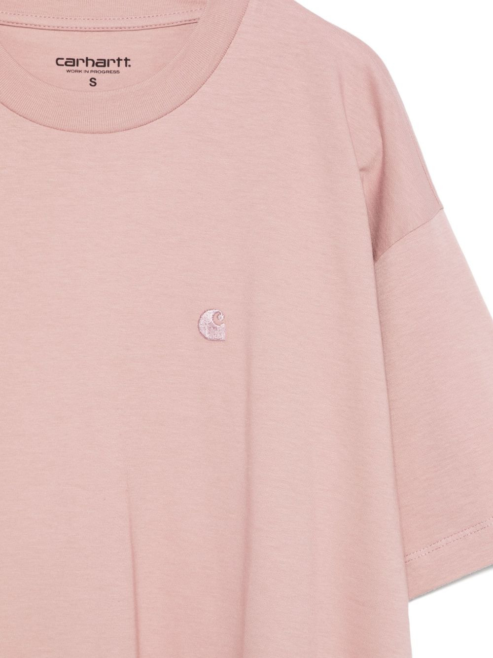 logo-embroidered short-sleeve T-shirt - 3