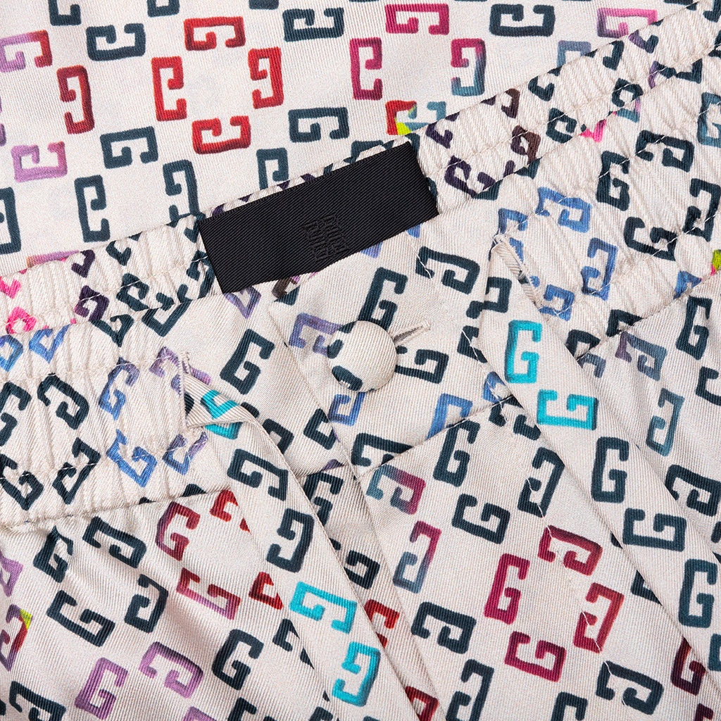 MONOGRAM 72 SILK PYJAMAS SHORTS - MULTICOLORED - 3