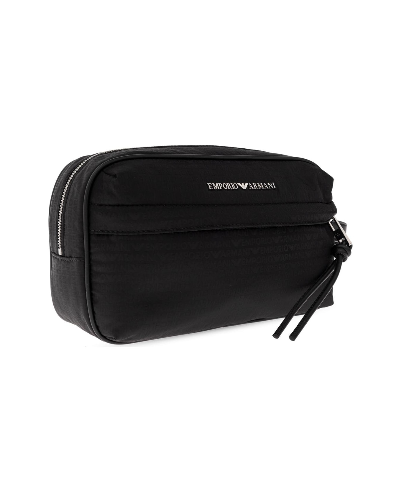 Emporio Armani Cosmetic Bag With Logo - 4