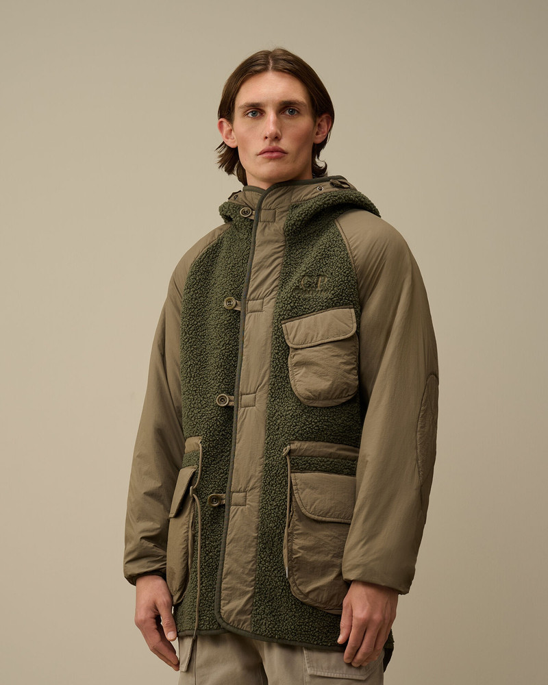 C.P. Company Polar Shell Mixed Hooded Parka outlook