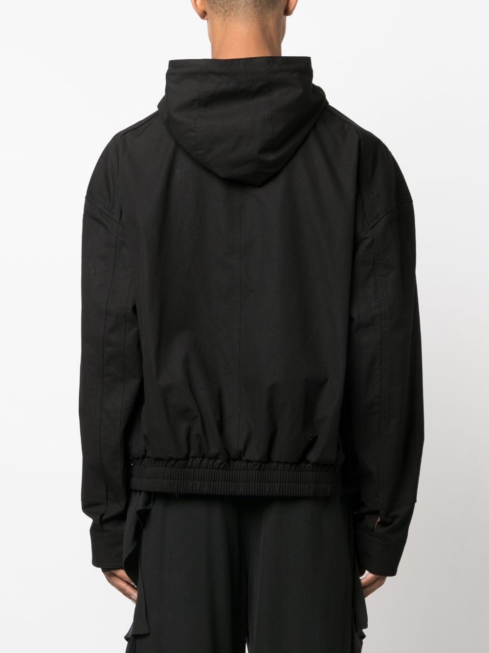 drawstring hooded jacket - 4