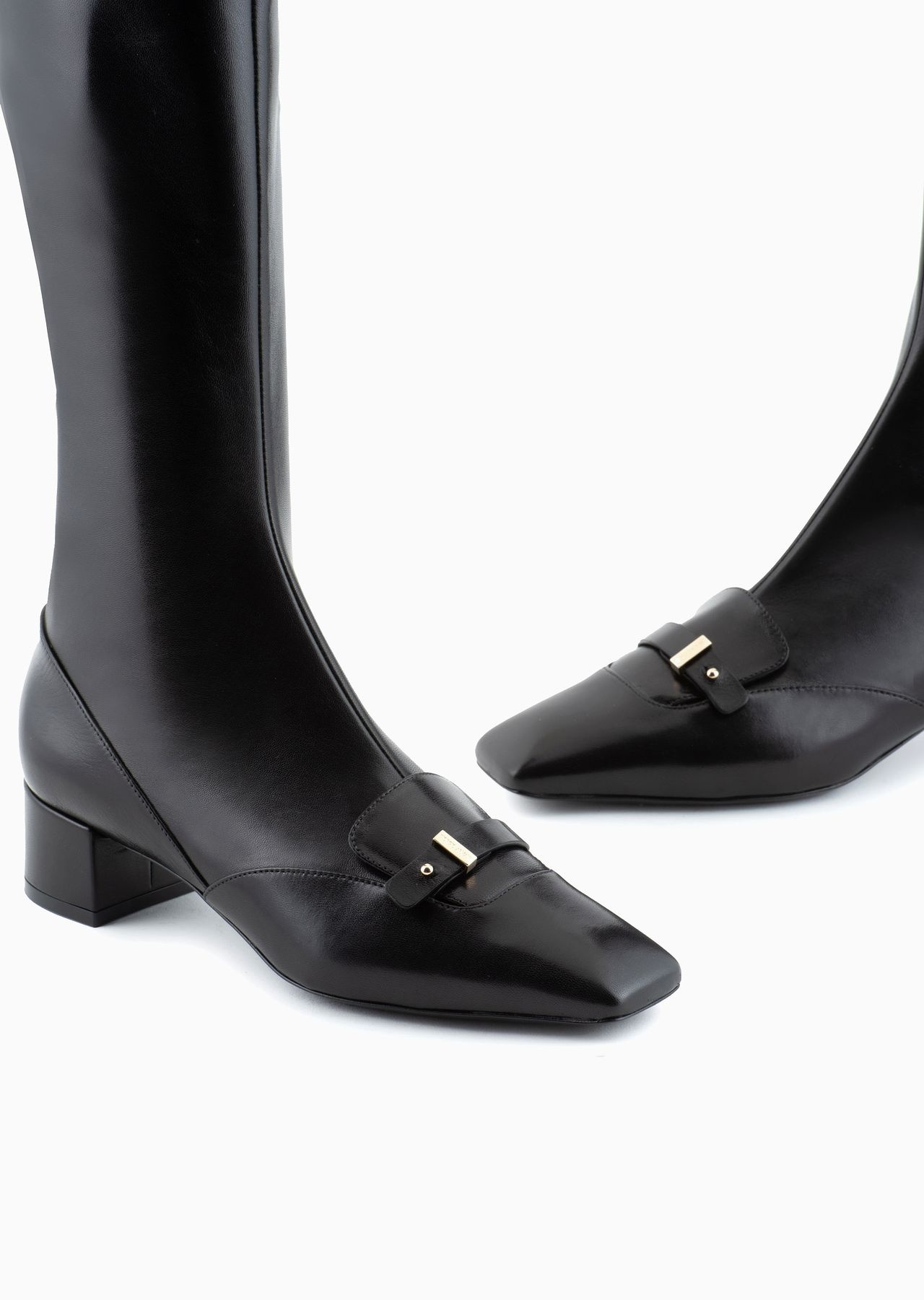 Heeled, nappa-leather boots - 4