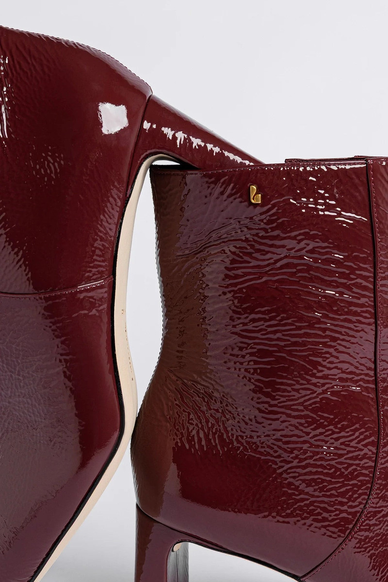 Alexis Boot Burgundy Patent Leather 4
